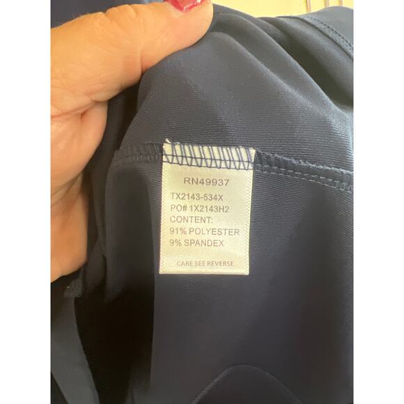 Tail Activewear size large navy blue golf top - Picture 3 of 4